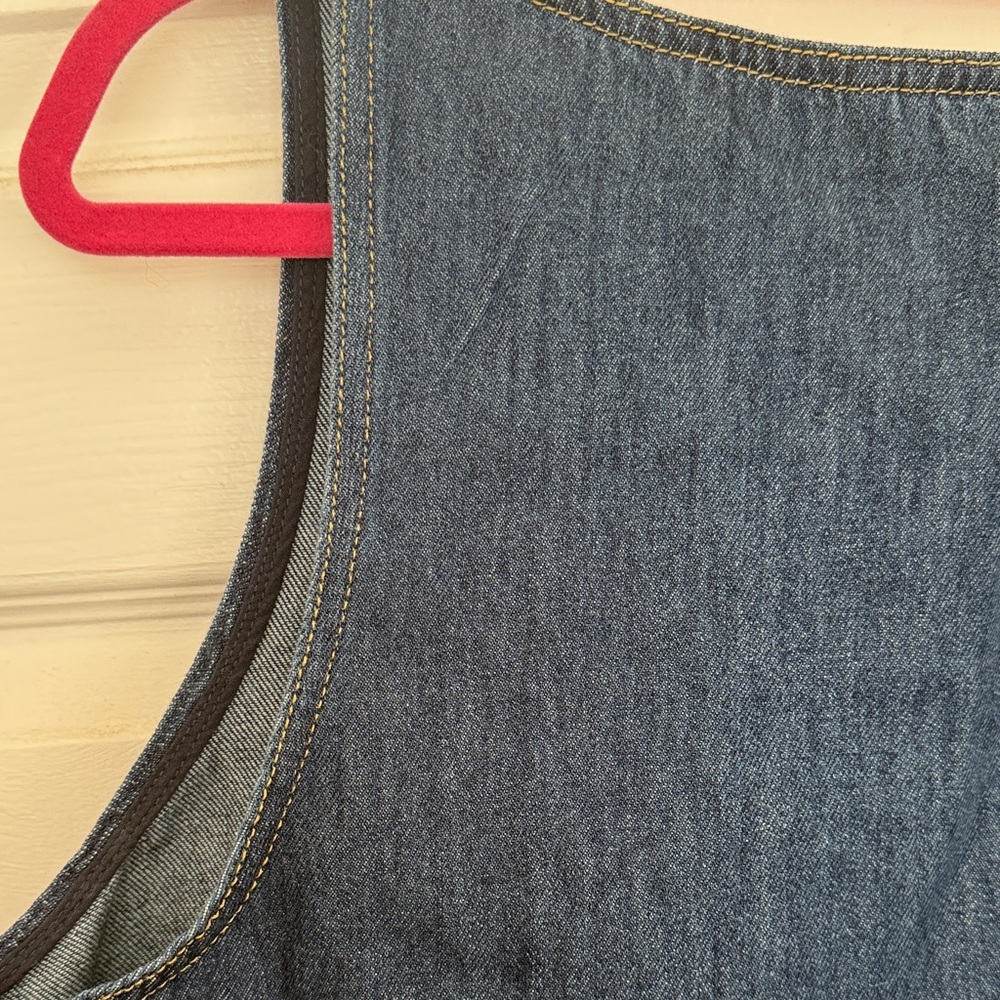 Massimo Dutti Blue Denim Tank Top - Picture 5 of 5